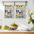 thumbnail image 3 of Spring Dog Kitchen Towels Set of 4, Sunflower Daisy Botanical Blue Plaid Absorbent Dish Towels for Kitchen, Microfiber Hand Towel, Quick Drying Tea Towel for Cleaning Decorative Dishcloths, 3 of 7
