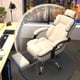thumbnail image 3 of Modern Computer Office Chair White Bedroom High Back Long Sitting Armchair Elastic Steel Pulley Silla Gamer Furniture Decoration My Lux Decor Round, 3 of 38
