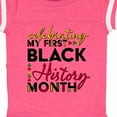 thumbnail image 4 of Inktastic Celebrating My First Black History Month for Kids Boys or Girls Baby Bodysuit, 4 of 5