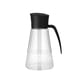 thumbnail image 2 of Botella dispensadora de aceite de oliva de vidrio de 630 ml | Pico vertedor automático con tapón | Antigoteo | Vidrio transparente grueso con asa antideslizante | Recipiente para aceite de oliva,, 2 of 7