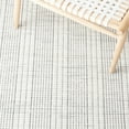 thumbnail image 6 of SAFAVIEH Marbella Ibrahim Striped Area Rug, Light Grey/Beige, 5' x 8', 6 of 11