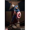 thumbnail image 1 of Captain America 22 Inch Statue Figure Premium Format - Captain America Allied Charge on Hydra Sideshow 3001961, 1 of 2