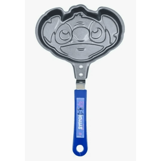 Sarten Xtellar Antiadherente De Cocina Stitch Molde Hot Cakes Color Negro