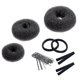 thumbnail image 2 of 17 Uds. Para hacer moños en el pelo con forma de donut, rizadores para el pelo, 2 of 5