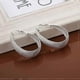 thumbnail image 3 of 925 Silver Fashion Diamond Cut Classic Big Hoop Textured Hoop Drop Dangle Earring Piercing Hoop Earrings for Women Girls - -, 3 of 4
