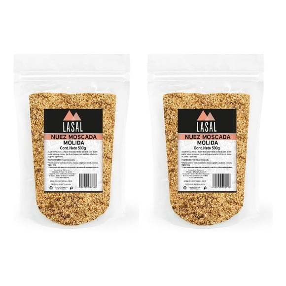 Nuez Moscada Molida Molida Lasalpack De 2 Unidades