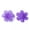 Blue Violet, 30pcs, variant on U8MO Colorful Transparent Acrylic Flower Bead Frosted Big Size Loose Bead Caps 33x8mm-Pink, 50pcs