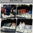 thumbnail image 3 of COEQINE Trunk Mat for SUV, Non-Slip Car Cargo Liner Protective Mat Scratch-proof Washable Dog Seat Cover Fit for SUV, Sedan, Truck, 29" x 39", Highland Cow Cowboy Cactus Blue, 3 of 7