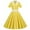 Yellow1, variant on Babysbule Womens Summer Dresses, Women's 1950s Fashion Retro Dress Short Sleeve Vintage Swing Dress Clothes