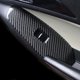 thumbnail image 5 of Cubierta Del Botón De Elevación De Ventana 4 Uds. Botón De Elevación De Ventana De Fibra De Carbono Cubierta De Panel De Control Marco Embellecedor Para Mazda3 Axela 2014-2018, 5 of 8