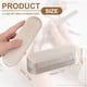 thumbnail image 2 of Caja de anillos de terciopelo Uxcell, estuche de joyería de viaje organizador de anillos con 11 compartimentos para propuesta de regalo de Navidad para mujeres, blanca, 2 of 7