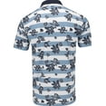 thumbnail image 2 of Puma Pique Garden Zen Blue/Deep Navy Shirt Men S, 2 of 5