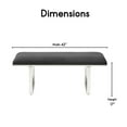 thumbnail image 4 of Elle Decor Remi Bench Dark Grey, 4 of 6