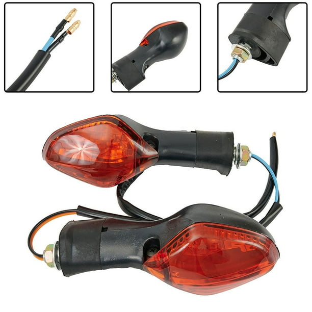 Replacement Turn Signal Light Kit For Honda Motorcycles: CBR500R, CB500F, CB500X, CBR650F, Grom, Rebel