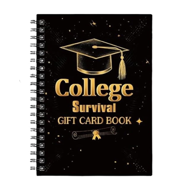Fufafayo College Guide Gift Card Notebook, Freshman Essentials for Campus Life, Academic Planning & Social Skills, Dorm Room Gift for Study, Graduation Present for High Study Seniors