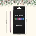 thumbnail image 3 of 1 Box 12 Colors Metallic Colored Pencils, Rich Pigment Drawing Tools for Art Sketching Handmade Craft Home Leisure Creation, 3 of 5