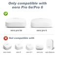 thumbnail image 2 of Soporte de pared para eero Pro 6e/Pro 6, sin cables desordenados, ahorro de espacio, soporte de pared para salida compatible con eero Pro 6e/Pro 6 Mesh Wi-Fi System Extender Router (paquete de 2), 2 of 5