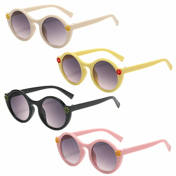 GJX 4Pcs Baby Sunglasses Toddler Boy Sunglasses Girls Sunglasses,Style1