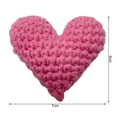 thumbnail image 5 of Lohuatrd Crocheted Heart Pocket Hug Fine Workmanship Encouragement Handmade Love Gift Cute Knitted Heart Decoration, 5 of 7