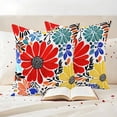 thumbnail image 4 of Pack of 2 Outdoor Pillow Covers 24x24 Inch Waterproof Spring Floral Throw Pillow Covers,Decorative Couch Pillow Case Sham Watercolor Botanical Flowers Summer Patio Garden Pillowcases Cushion Covers, 4 of 8