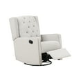 AFG Ava Manual Swivel Glider Recliner, Gray