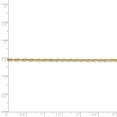 thumbnail image 2 of Primal Gold 14 Karat Yellow Gold 1.8mm Extra-Light Diamond-cut Rope Chain, 2 of 5