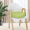 thumbnail image 2 of Namzi Round Thick Soft Chair Pads Warm Corduroy Cushions Tufted Seat Cushions Pillows Office Pad 15.8in（Green）, 2 of 5