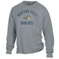 thumbnail image 2 of Men's ComfortWash Gray Montana State Bobcats Garment Dyed Long Sleeve T-Shirt, 2 of 3
