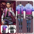 thumbnail image 2 of Disfraz de fantasía de Clove Valorant para cosplay, disfraz para mujeres adultas, niñas, ropa, mochila, trajes de juego de rol, traje de carnaval de Halloween, 2 of 5