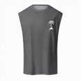 thumbnail image 4 of KPOPLK Men's Quick Dry Workout Tank Tops Breathable Gym Sleeveless Muscle Shirts for Active Men Size S,Grey, 4 of 4