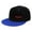 Blue, variant on Snap-On Logo Adult Men Women Baseball Cap Hip Hop Hat Flat Brim Baseball Adjustable Flat Peak Hats