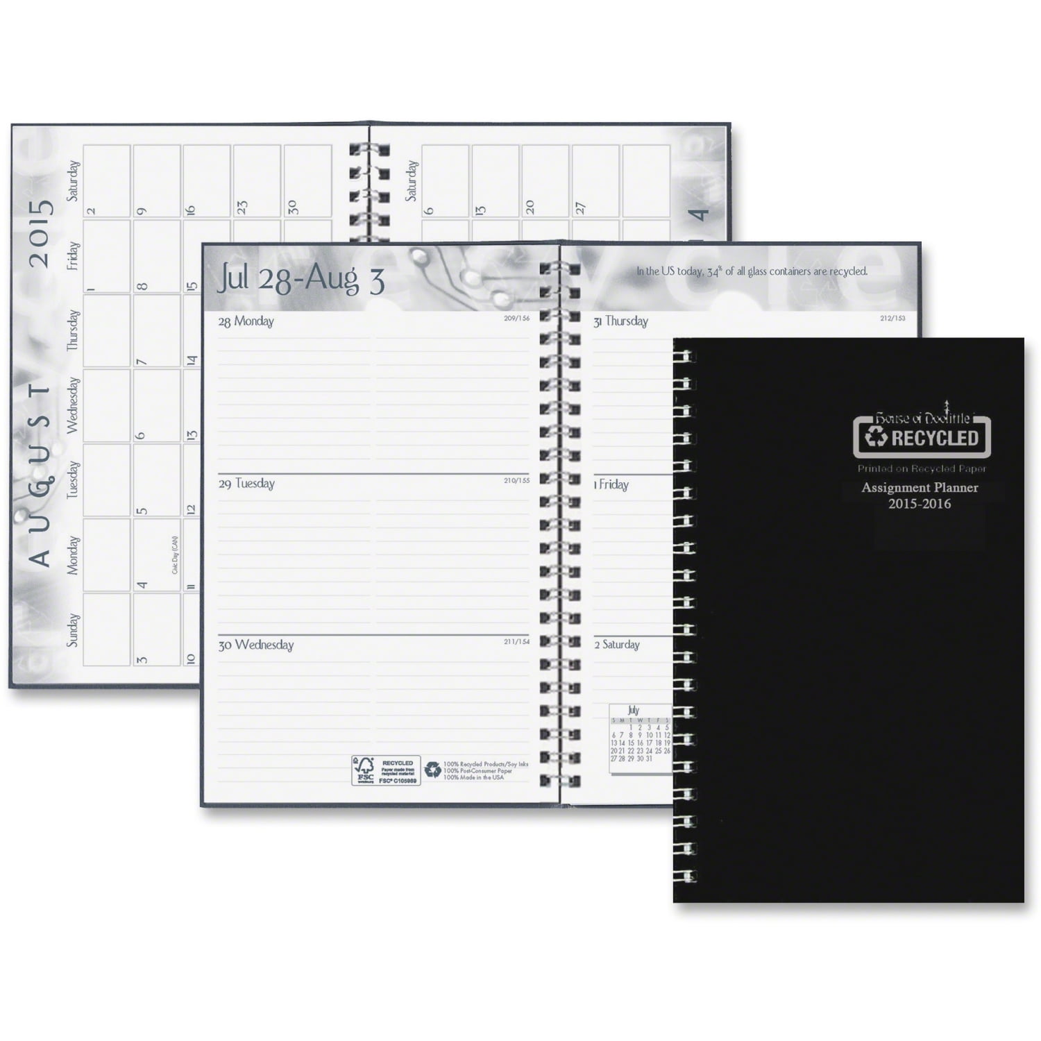 Student Leatherette Wkly Planner