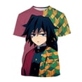 thumbnail image 5 of Camiseta de manga corta con estampado 3D de Anime Demon Slayer, Kimetsu no Yaiba, Kamado, Nezuko, Kochou, Shinobu, 5 of 5