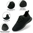 thumbnail image 3 of Alpine Swiss Mens Knit Fashion Sneakers Lightweight Athletic Walking Tennis Shoes, 3 of 7