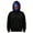 Blue-Red Eyes, variant on Guvpev Unisex Superhero Full Zip-Up Mask Hoodie, Heroes Cosplay Costume Hooded Sweatshirt with Front Pockets, Full Face Graphic Novelty Outerwear for Halloween Party & Fancy Dress Up