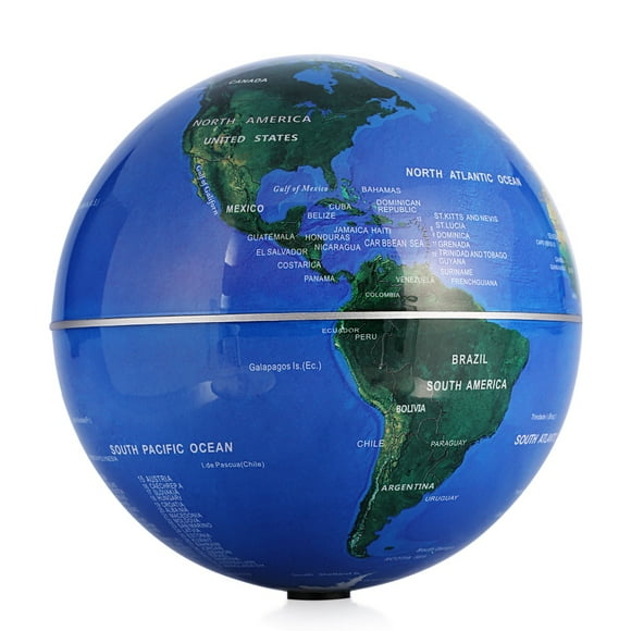 6" Self Rotate Globe, Auto Spinning Globe Rotating World Earth Map Sphere for Christmas