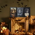 thumbnail image 4 of Marco de fotos de cara fantasma de personas en 3D, expresión de terror de Halloween, retrato en movimiento, marco de fotos, castillo, accesorios de decoración de Casa Encantada, 4 of 4