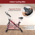 thumbnail image 5 of Indoor Cycling Bike for Home Gym, Stationary Exercise Bike, Fitness Exercise Bike with LCD Display Monitors, Bottle and Phone Holder, Adjustable Seat Stationary Bike Exercise Equipment 330 lbs, 5 of 8