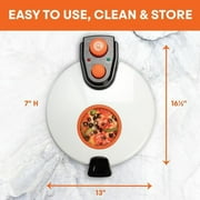 MasterChef Electric 12 Pizza Maker- Cook Homemade Calzones, Quesadillas & Cookies! - Adjustable Temp Control for Crispy Crust- Great Gift for Cooks