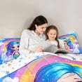 thumbnail image 5 of Castle Fairy Cartoon Mermaid Full Size Comforter Sets,Ocean Princess Bedding Sets, 5 of 8