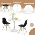 thumbnail image 5 of Gymax 5 PCS Dining Set Modern Round Dining Table 4 Chairs for Small Space Kitchen, 5 of 8
