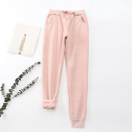 

TOWED22 Womens Scrub Jogger Pants Women s Fit Jogger Trousers Pants Bottom Waist Print High Waisted Athletic Joggers Lounge Pants with Pockets(Pink L)