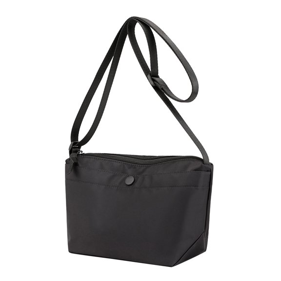 MUSOIE Crossbody Bags for Women Small Shoulder Bag Nylon Purse Lightweight Zipper Bucket Bag