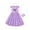 Purple, variant on Toddler Girls Dresse Solid Color Round Neck Fly Sleeve Butterfly Print Mesh Tutu Dress Kids Girls Summer Sweet Birthday Party Princess Dresses,10 -11 Years