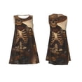 thumbnail image 7 of Balery Western Skull Cowboy Pattern Women’s Summer Dresses – Loose Sleeveless Sundress, Casual and Comfortable Beach Dress for Hot Days, 7 of 7