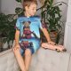 thumbnail image 4 of Fotbe Elephant Sits Pijama Estampada de 2 Piezas para Niños – Ropa de Dormir de Manga Corta Cómoda para Niños y Niñas, Camiseta y Shorts de Algodón-3X-Large, 4 of 6