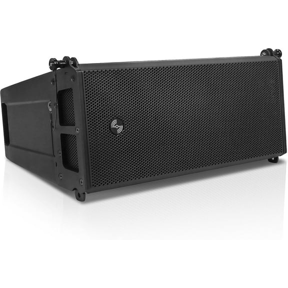 Sound Town ZETHUS Series Dual 6.5" Powered Line Array Speaker with Class-D Amplifier, DSP, for Lounge, Club, Bar, Theater, Restaurant, Church, Black(ZETHUS-A26PW)