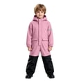 thumbnail image 4 of Girls Ski Suits Waterproof Jumpsuit with Hood Insulated Midweight Zipper Closure Warm Kids Winter Snow Jacket Pink 4-12 Years, 4 of 7