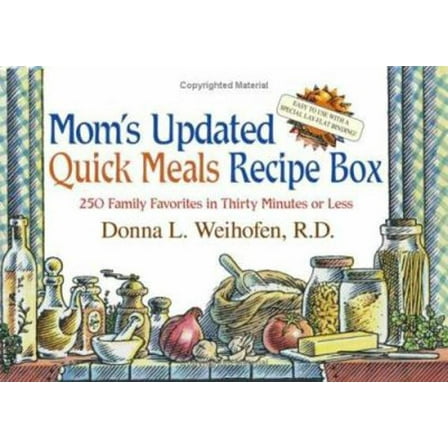 Pre-Owned Mom's Updated Quick Meals Recipe Box: 250 Family Favorites in Thirty Minutes or Less (Paperback) 1593373775 9781593373771