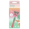 thumbnail image 2 of joy Female Razor Handle and 2 Blade Refill Cartridges, Color-changing, 2 of 9